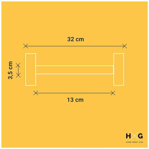 Mancuerna Hexagonal 12,5kgs - 1ud