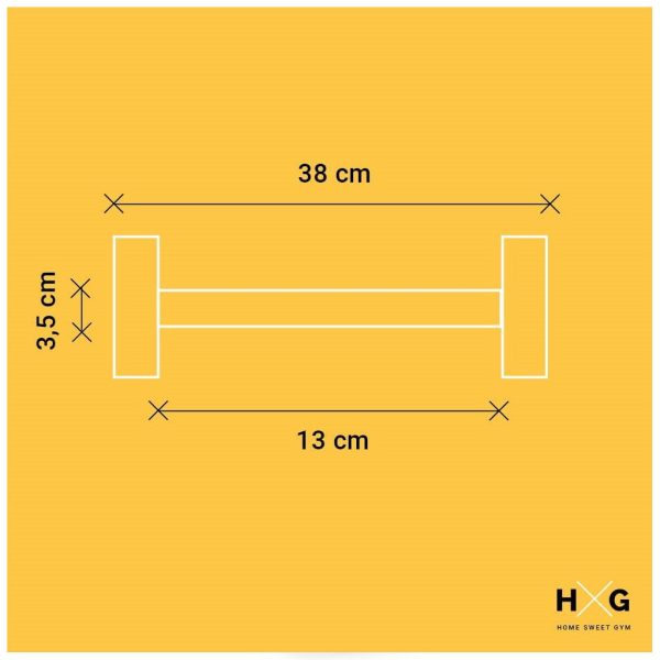 Mancuerna Hexagonal 22,5Kgs - 1ud