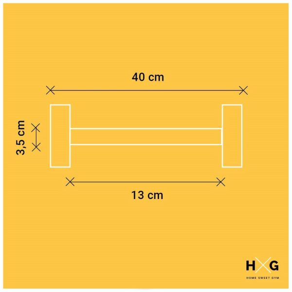 Mancuerna Hexagonal 27,5kgs - 1ud