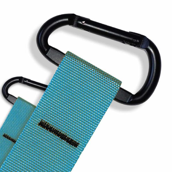 Correas de Suspensión tipo TRX - Detalle Mosquetón Azul