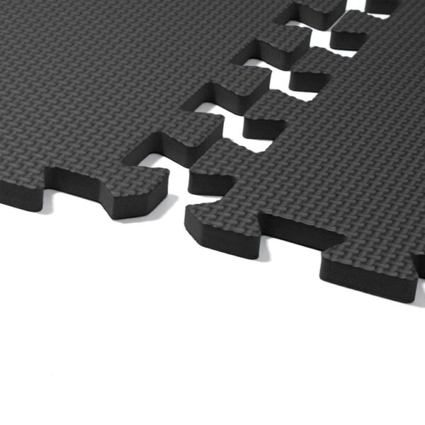 Tatami Puzzle 1cm 60x60cm - Pack 4 uds - Negro | Detalle pieza