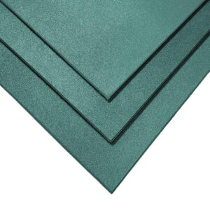 Loseta de Caucho 1,5cm 50x50cm Interior/Exterior - Color Verde