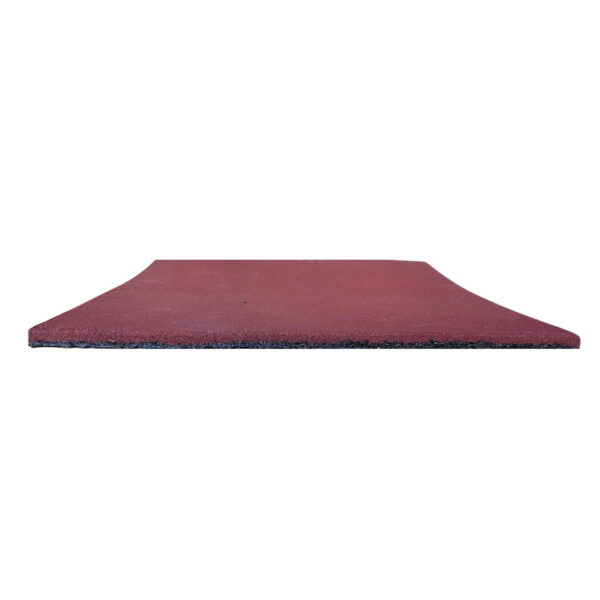 Loseta de Caucho 1,5cm 50x50cm Interior/Exterior - Color Granate detalle