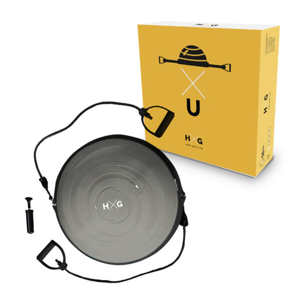 Bosu 58cm + Inflador | Color Gris | Packaging