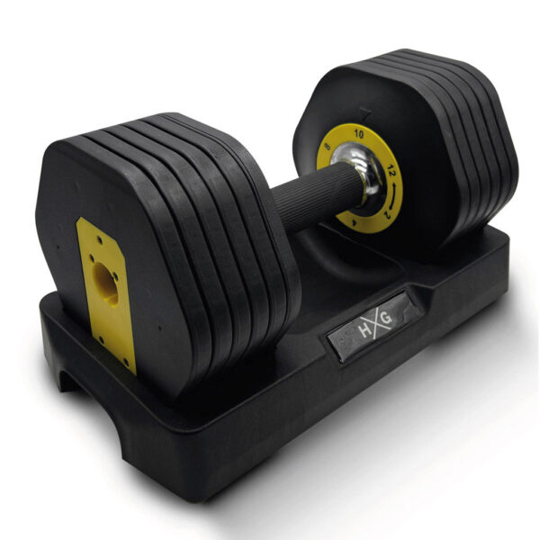 Mancuerna Ajustable de 2kgs a 12kgs - 1ud | Detalle Perspectiva
