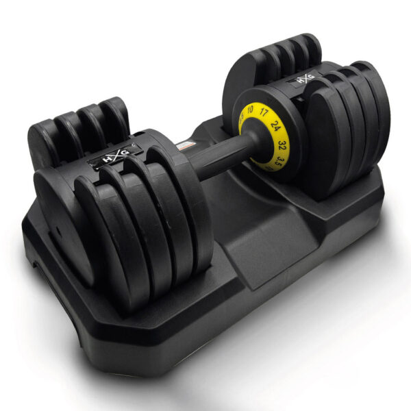 Mancuerna Ajustable de 3,5kgs a 32kgs - 1ud | Detalle Perspectiva