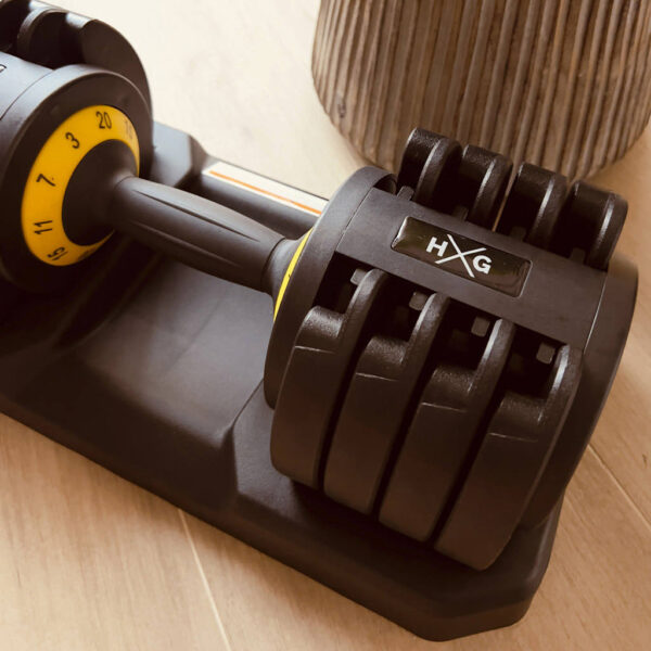 Mancuerna Ajustable de 3kgs a 20kgs - 1ud | Detalle en Casa