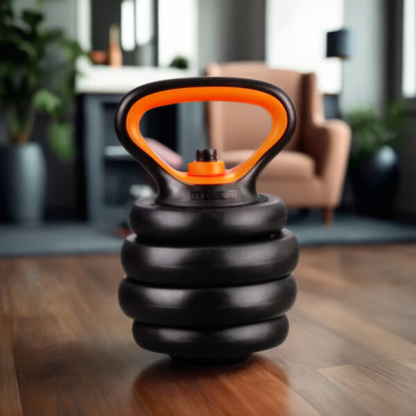 Set Body Pump Ajustable hasta 40kgs | Detalle Kettlebell en Casa