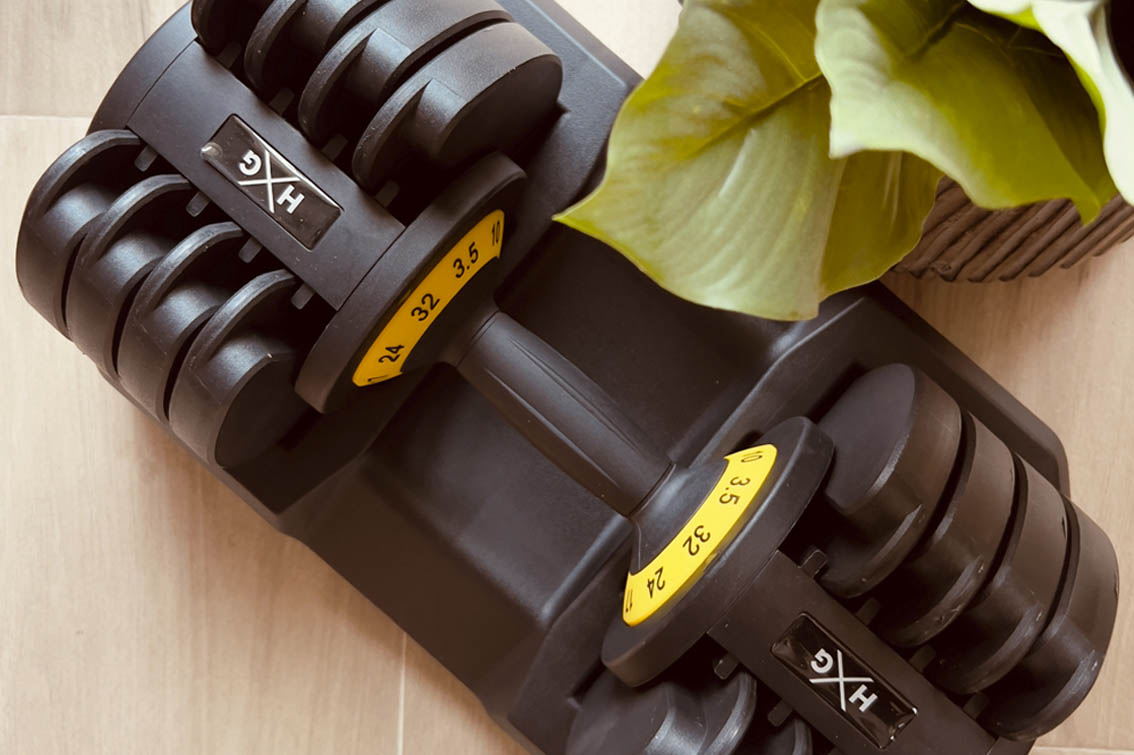 Mancuernas Ajustables para Entrenamiento en Casa