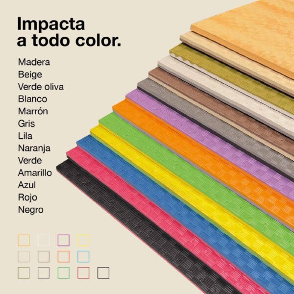 Tatami Puzzle 2cm 100x100cm - Superficie Antideslizante F, reversible Amarillo/Verde | Variantes de Color