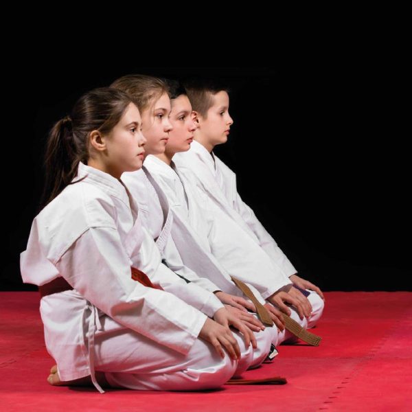 Tatami Puzzle 4cm 100x100cm - Superficie Antideslizante F, reversible Negro/Rojo | Usos